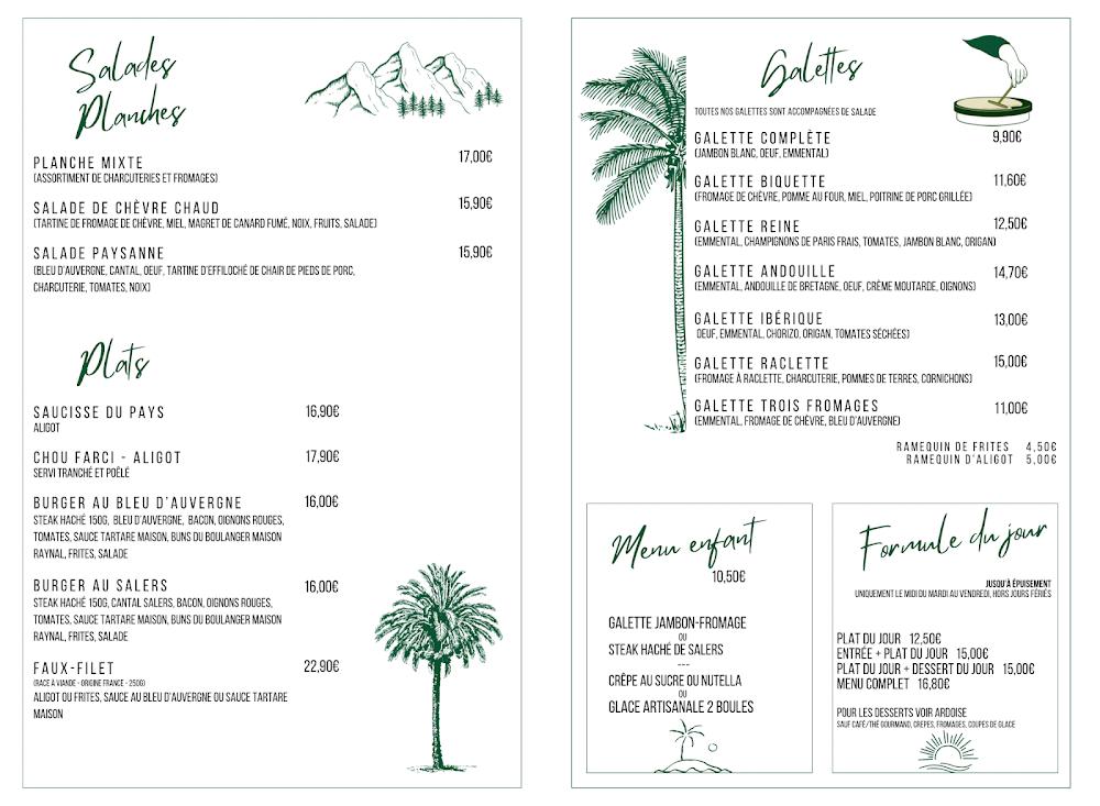 Les Îles du Cantal - Menu Image 1